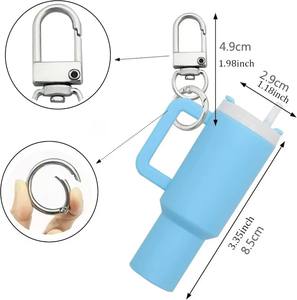 Llaveros <span class=keywords><strong>con</strong></span> Forma de Taza para Accesorios de la Copa <span class=keywords><strong>Stanley</strong></span>, Mini Tazas Creativas, Llaveros Decorativos para Mochilas de Mujer, Adornos - Product Image 5