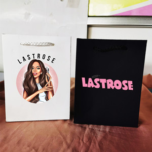 Borsa della spesa di lusso stampata del cartone di arte <span class=keywords><strong>con</strong></span> la maniglia per le parrucche ed il regalo cosmetico di lusso di <span class=keywords><strong>cura</strong></span> di pelle - Product Image 3