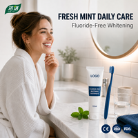 Dentifrice Probiotique Blanchissant Anti-Caries OEM ODM Marque Privée Formule Personnalisée Menthe Haleine Fraîche Usage Domestique Prix Usine Faible MOQ