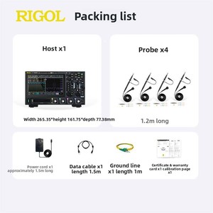 Oscilloscope numérique de bureau à quatre canaux Rigol Puyuan DHO914S/DHO924S avec écran tactile HD, produit multifonction - Product Image 5