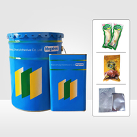 Adhésif PU (polyuréthane) pour lamination de films d'emballage, film aluminium-plastique, double composant, certifié ISO9001