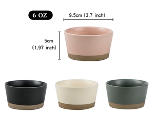 Ensemble de moules à pâtisserie en porcelaine, <span class=keywords><strong>mini</strong></span> moules mignons pour pouding, soufflé, coupes à sauce, crème brûlée, moules à gâteau, résistants au four et au lave-vaisselle - Product Image 2