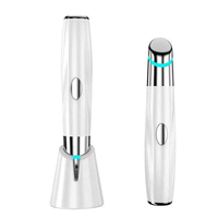 Thuisgebruik Oogmassage Apparatuur Verwarmde Oogmassage Pen Vibrerende Introductie Apparaat Black Eye Circle Removal