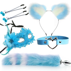 ที่หนีบผมแบบมีหูสำหรับแมวเลสเบี้ยนสำหรับผู้หญิงอุปกรณ์สำหรับทวารหนักก้นแบบหางจิ้งจอกสำหรับผู้ใหญ่ - Product Image 5