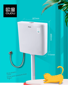 Material <span class=keywords><strong>de</strong></span> PP puro grueso, botón <span class=keywords><strong>de</strong></span> doble descarga electrochapado, fuerte elasticidad, ahorro <span class=keywords><strong>de</strong></span> energía, tanque <span class=keywords><strong>de</strong></span> inodoro en cuclillas, fabricación <span class=keywords><strong>de</strong></span> nuevo Material - Product Image 1