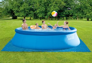 <span class=keywords><strong>INTEX</strong></span> 26168NP Easy Set Pool Set Juego de <span class=keywords><strong>piscina</strong></span> inflable redondo sobre el suelo <span class=keywords><strong>Piscina</strong></span> de PVC al aire libre para niños 4.57mX1.22m - Product Image 2