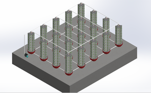 Nueva familia de interior, planta en espiral Vertical, Torre hidropónica, equipo de riego de jardinería hidropónica para granjas - Product Image 4