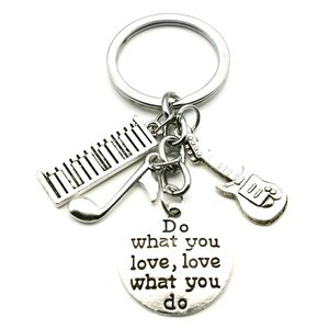 Nouveau porte-clés de musique pour enseignant Piano, Notes, accessoires de guitare, bijoux faits à la main, cadeau de Piano, tout ce que vous voulez - Product Image 4