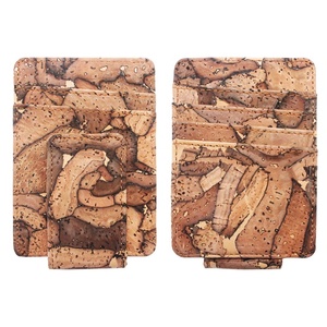 Clip para Billetes Personalizado, Minimalista, Vegano, de Corcho, Tarjetero de Corcho, Clip Magnético para Billetes, Cartera - Product Image 4