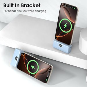 Mini batterie externe portable 5000 mAh avec prise USB-C intégrée, affichage numérique, charge rapide, batterie externe capsule pour téléphones mobiles - Product Image 3