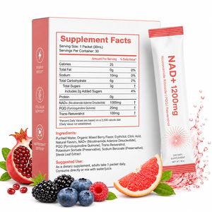 Suplemento Dietético de Belleza con Sabor a Bayas Mixtas NAD+ OEM ODM, 1000 mg de Nicotinamida Ribósido, PQQ, Resveratrol, Líquido Oral - Product Image 4