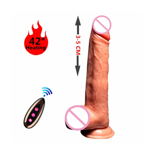 Delove Dildo <span class=keywords><strong>Vibrator</strong></span> mit Fernbedienung Vibrierender Dildo Stoßender Penis Weibliches Masturbationswerkzeug Dido <span class=keywords><strong>Vibrator</strong></span> Sexspielzeug für Frauen - Product Image 4