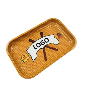 Offre Spéciale conception personnalisée grand moyen petit tabac cigare roulé plateaux plateau anti-odeur avec couvercle magnétique