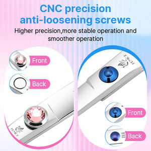 Forbici Professionali per Toelettatura Cani Fenice <span class=keywords><strong>Punta</strong></span> Curva Q-60 Acciaio Inossidabile 6.5 6 Pollici Ecologiche Sicure per Principianti Uso Domestico Animali Domestici - Product Image 4