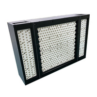 Lampe de refroidissement à air haute intensité 200*200 MM, LED UV 1200W 395NM, lampe de séchage UV LED pour PCB, huile verte, adhésif