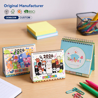 Calendrier de bureau personnalisé avec impression UV, plan promotionnel, rappel des jours fériés mensuels, Chine 2026