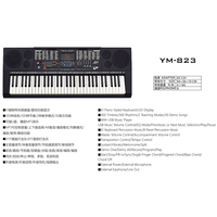 Prix de gros Instruments de clavier d'orgue électronique portables Haute qualité-sons Instruments de clavier vérifiés 61 touches