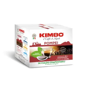 Set di Capsule di Caffè Riutilizzabili Kimbo Miscela Pompei 50g ESE 44mm, Pronte all'Uso per Ufficio, in Metallo, Plastica, Ceramica e PLA - Product Image 1