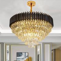 Lustre moderne en cristal pour salon, salle d'hôtel, chambre à coucher, luminaire de luxe en cristal, lustre moderne