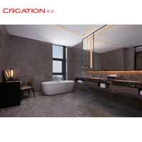 Ensemble de meubles d'hôtel, mobilier d'hôtel moderne, personnalisation sur mesure des chambres pour les projets hôteliers 5 étoiles