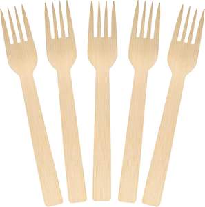 ชุดรับประทานอาหารไม้ไผ่แบบใช้แล้วทิ้งขนาด170มม. ชุดรับประทานอาหารค่ำ - Product Image 3