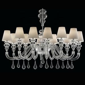 מנורות מעצבים יוקרה מפוצצים יד אורות מפוצצים מוראנו זכוכית נברשת סלון בית תליון תאורה - Product Image 1