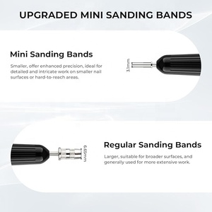 50 Piece Small Sanding Bands <b>Nail</b> Drill Bit, Fine Sanding Bands for <b>Nail</b> Drill with 3.1mm - Product Image 5