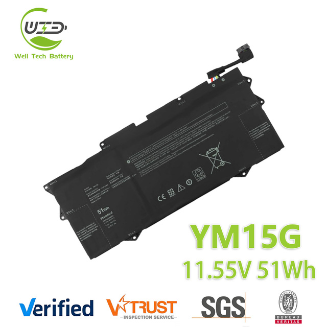 YM15G 0G9FHC G9FHC Replacement Laptop Battery for Dell XPS 9315 Series 11.55V 51Wh Notebook Batteries