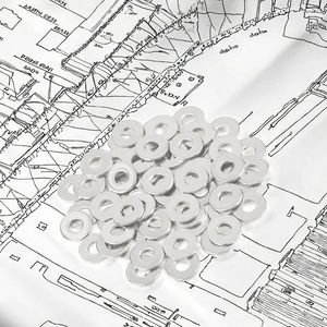 Rondella piatta 304 in acciaio inossidabile Standard Din M1.6 a M30 - Product Image 3