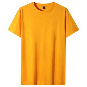 Camisetas de Algodón de 220g, Camisetas Básicas de Color Sólido de Manga Corta para Gimnasio, Camisetas Casuales para Hombre al por Mayor - Product Image 3