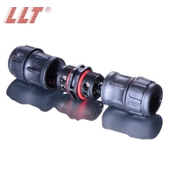 Connecteur étanche à vis pour bande LED circulaire en plastique, 3 broches, L25