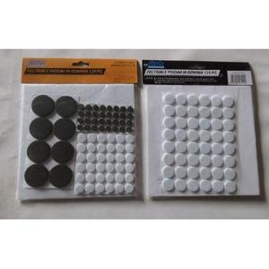 125 pièces de feutre et pieds en caoutchouc - Product Image 1