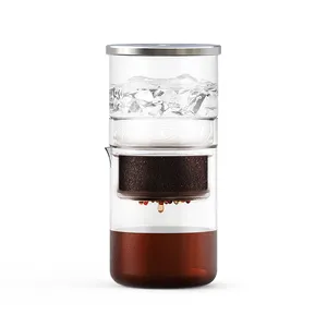 美国滴冰器咖啡机倒在咖啡壶滴头套装食品级玻璃滴冰器