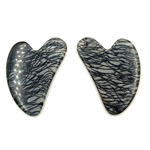 Herramientas de Masaje Gua Sha de Jade Natural Transparente, Tabla de Guasha de Cuarzo Antienvejecimiento - Product Image 2