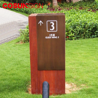 Panneau publicitaire autoportant extérieur personnalisé en aluminium étanche pour centre commercial, annuaire multi-locataires, signalétique commerciale en bord de route