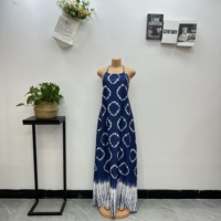 Nouvelle Robe Décontractée Ample et Imprimée à Col Halter Grande Taille pour Femmes Africaines – Collection 2026 (Vente en Gros)
