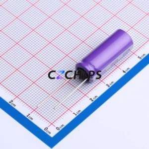 ตัวเก็บประจุแบบซุปเปอร์คาปาซิเตอร์ BCT2R7M106YS1025A2NS01 แบบ Through hole Component (THT) ขนาด D10xL25 มม. ความจุ 10F ±20%~+50% แรงดัน 2.7V กระแสไฟ 30uA ที่ 72 ชั่วโมง - Product Image 2