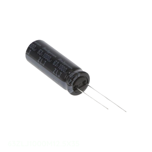 Condensador Original CAP ALUM 1000UF 20% 63V RADIAL de Orificio Pasante 63ZLJ1000M12.5X35 1000 uF - Product Image 1