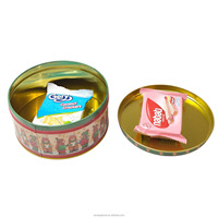 Boîte ronde en fer blanc pour thé, café, sucre, gâteau, 300ml, qualité alimentaire, vide, biscuits de noël, bonbons, aliments, emballage, boîtes en fer blanc