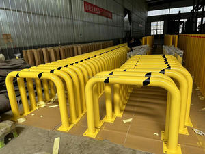 हाई-प्रोफाइल मशीन गार्ड स्टील पाइप सुरक्षा मशीनरी गार्ड सुरक्षात्मक यू-बार बोलार्ड सुरक्षा पार्किंग बैरियर - Product Image 5