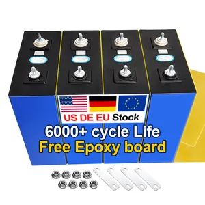 Ô tô lớp LiFePO4 Pin 280ah LiFePO4 akku Đức USA cổ 3.2V LiFePO4 BATTERIE di động cho 12V 24V 48V năng lượng mặt trời 280ah