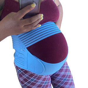 <span class=keywords><strong>Ceinture</strong></span> de soutien <span class=keywords><strong>lombaire</strong></span> abdominale respirante et élastique pour femmes enceintes avec compression pour soulager la douleur - Product Image 2