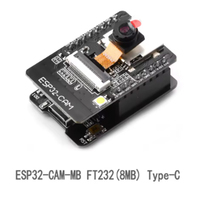 Module de développement ESP32-CAM ESP32-CAM-MB avec connectivité série Micro USB vers WiFi, CH340 CH340G 5V BT+OV2640