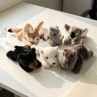 Peluches Kawaii en Gros en Stock Prêt à l'emploi, Faible MOQ, Animaux en Peluche, Ours en Peluche, Capybara, Porte-clés en Peluche, Cadeau Doux, Poupée en Peluche