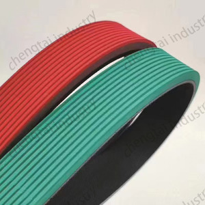 Belle Performance personnalisé PU/caoutchouc PK PJ PL PM PH ceinture côtelée multi-coins ceinture multi-rainures - Product Image 2