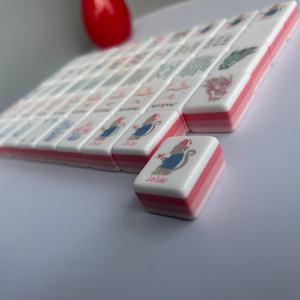 Premium Luxury Acrylic American Mahjong 160 Tiles Set 32mm 4 Layer American Mhajong Game Set for Western Mah Jong <b>Entertainment</b> - Product Image 3