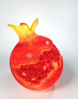 Kunstmatige Ananas Dragon Fruit Oranje Guagra Licht Sculptuur Landschapsontwerp Voor Indoor Feest Hotel Tuin Decor