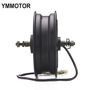 โรงงาน YMMOTOR ราคาโรงงาน ชุดมอเตอร์ดัดแปลงสำหรับสกู๊ตเตอร์ โมเพด มอเตอร์ไซค์ กันน้ำ IP67 ขนาด 12 นิ้ว 1200W-3000W มอเตอร์ BLDC ฮับมอเตอร์ ชุดดัดแปลงขนาด 12 นิ้ว HY Motor Ri - Product Image 1