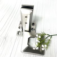 Supports de balustrade en acier inoxydable 2205 de 12 mm pour clôture de piscine en verre