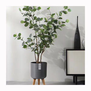 Décoration d'intérieur ronde en plastique tréfilage auto-arrosage plante arbre pots de fleurs grand grand jardin extérieur fournisseurs à vendre - Product Image 1